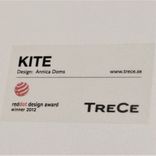 TreCe Kite begagnad miljösortering vit
