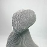 Begagnad grå kontorsstol Mereo 220 från RH. Med armstöd, nackstöd. Mått: Sitthöjd 41–55 cm. 
