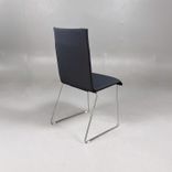 Begagnad konferensstol Lin från Tronhill. I grå textil, kromat stativ. Mått: Bredd 47 cm, Djup 45 cm, Höjd 96 cm, Sitthöjd 48 cm. 