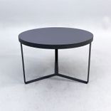 Begagnat runt soffbord Copper från Fogia i grått. Mått: diameter 80 cm och höjd 50 cm. 