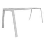 Begagnat konferensstativ exkl. bordsskiva, Piece. Helt vitt. Mått: Höjd 88 cm x Bredd 210 cm x Djup 100 cm. 
