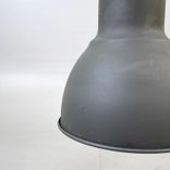 Begagnad taklampa Hektar från IKEA grått metall. Mått: Diameter 22 cm och höjd 26 cm. 