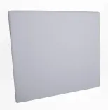 Begagnad bordsskärm i ljusgrått tyg. Mått: Höjd 60 cm x Bredd 80 cm x Djup 4 cm. 
