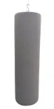 Begagnad cylinderformad takabsorbent i ljusgrå färg. Mått Höjd 100 cm x Bredd 28 cm x Djup 28 cm. 