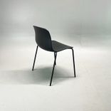 Begagnad matstol AAC16 från HAY i svart. Mått: bredd 58 cm, djup 55 cm, höjd 78 cm, sitthöjd 46 cm. 