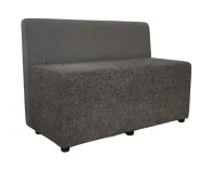 Begagnad modulsoffa från Johanson Design, modell Boxer. Rak modell i grå/mörkgrå textil. Mått: Höjd 71 cm x Bredd 102 cm x Djup 52 cm Sitthöjd: 45 cm. 