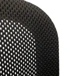 Begagnad kontorsstol SoFi 7500 från Håg i svart med ryggstöd i mesh. Mått: Höjd 104-123 cm x Bredd 70 cm x Djup 70 cm Justering av sitthöjd 48-67 cm. 