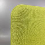 Begagnad golvskärm Softline 50 från Abstracta i mossgrönt tyg. Mått: Bredd 80 cm, Djup 5 cm, Höjd 120 cm. 