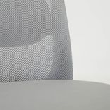 Begagnad kontorsstol SoFi 7500 från HÅG utan armstöd, i grått. Mått: Höjd 39–58 cm, sitthöjd 49 cm, sittbredd 43 cm, sittdjup 43 cm. 