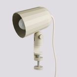 AY Klämlampa Noc Clip begagnad skrivbordslampa Beige