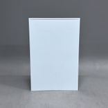 Begagnad vit glastavla i vitt. Mått: Bredd 100 cm, Höjd 150 cm. 